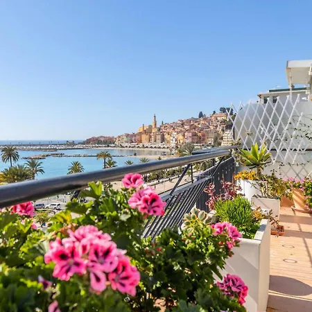 Apartment Le Garavan Beach - Giotto - Magnifique 3p Climatise En Dernier Etage Face Mer Avec Terrasse Proche Centre Mae-4304 Menton